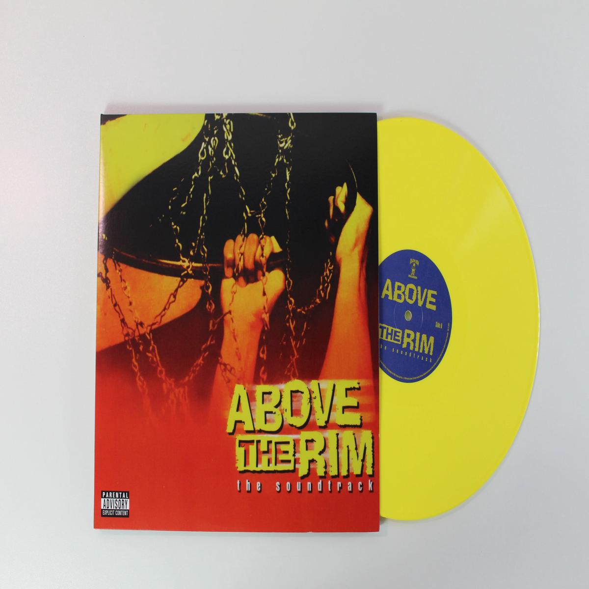 Various - Above The Rim (The Soundtrack) on Death Row RSD 2021 Ltd Yellow Tangerine Reissue