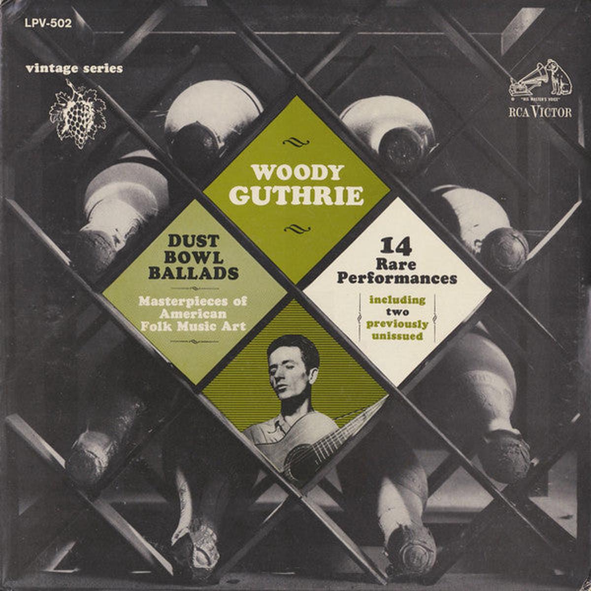 Woody Guthrie Dust Bowl Ballads LP