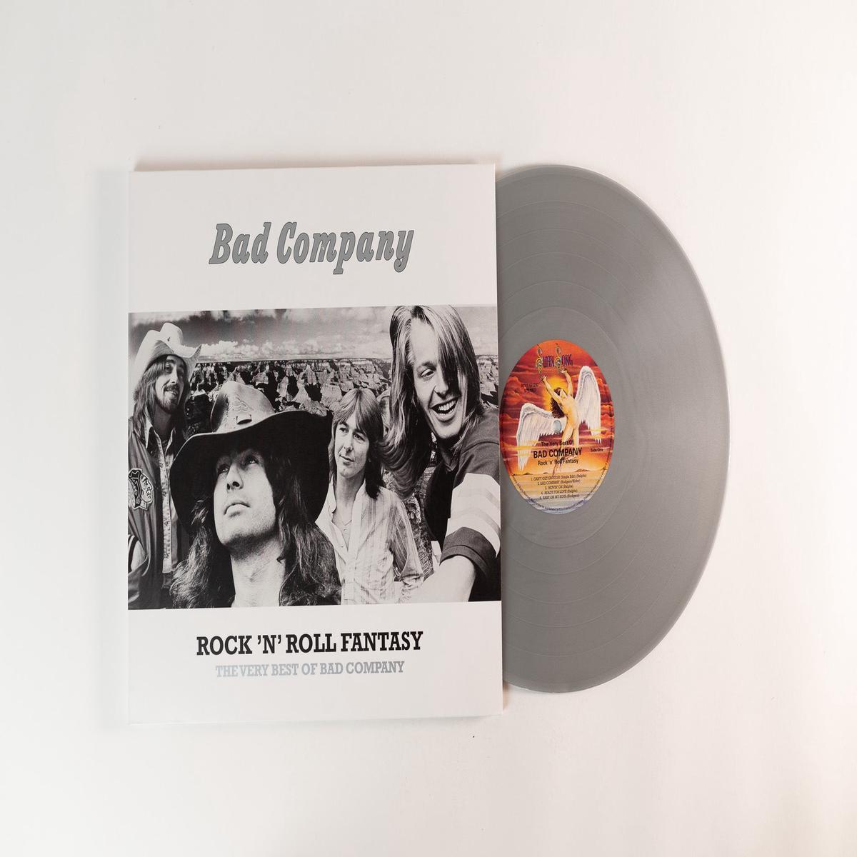Bad Company - Rock 'n' Roll Fantasy The Very Best Of Bad Company on Swan Song - Silver Vinyl