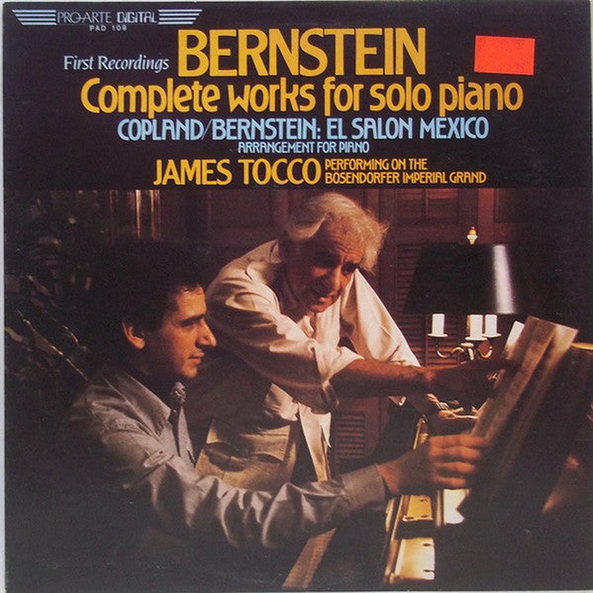 Bernstein, Copland, James Tocco Bernstein - Complete Works For Solo Piano: Copland/Bernstein: El Salon Mexico LP