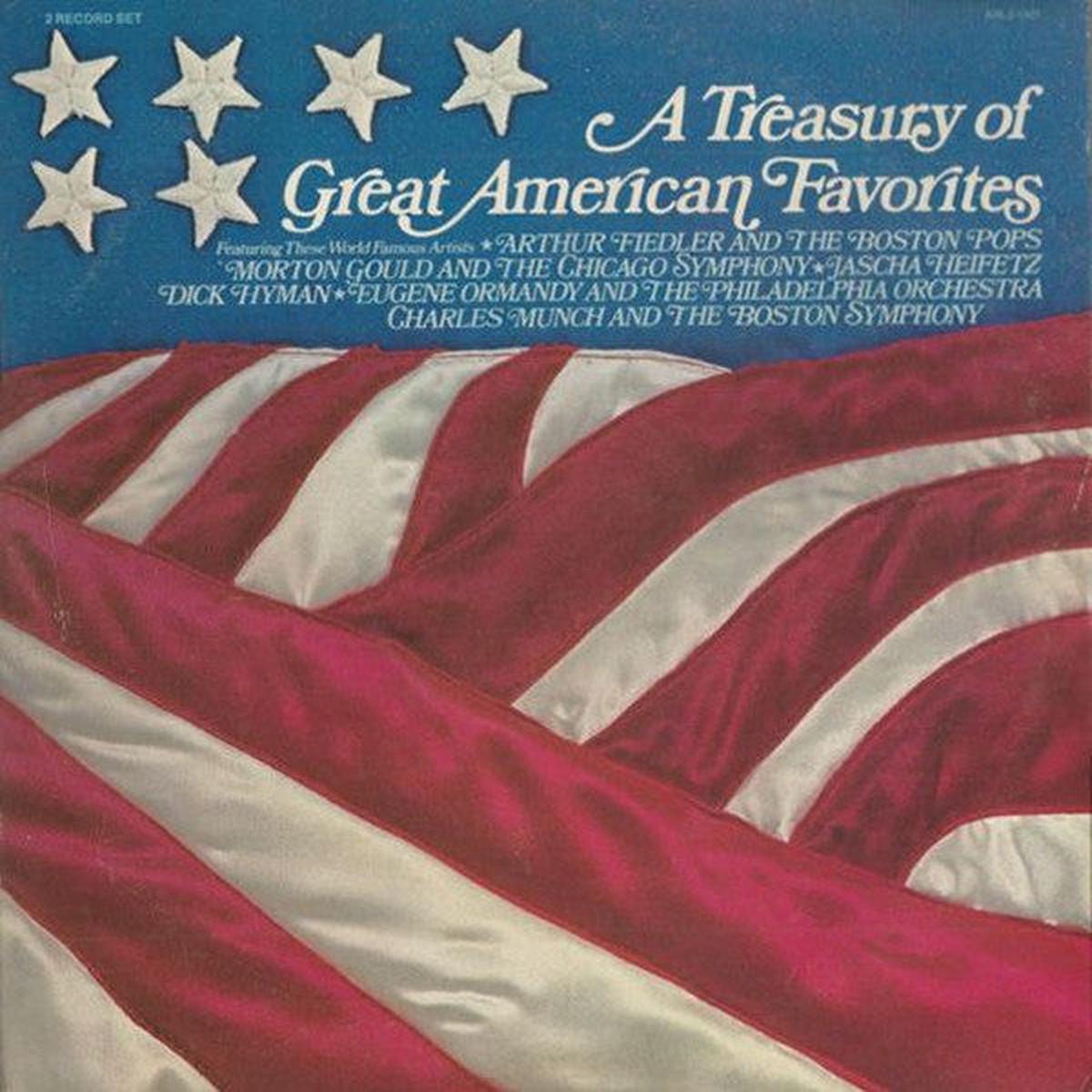 Various - A Treasury Of Great American Favorites (VG+)