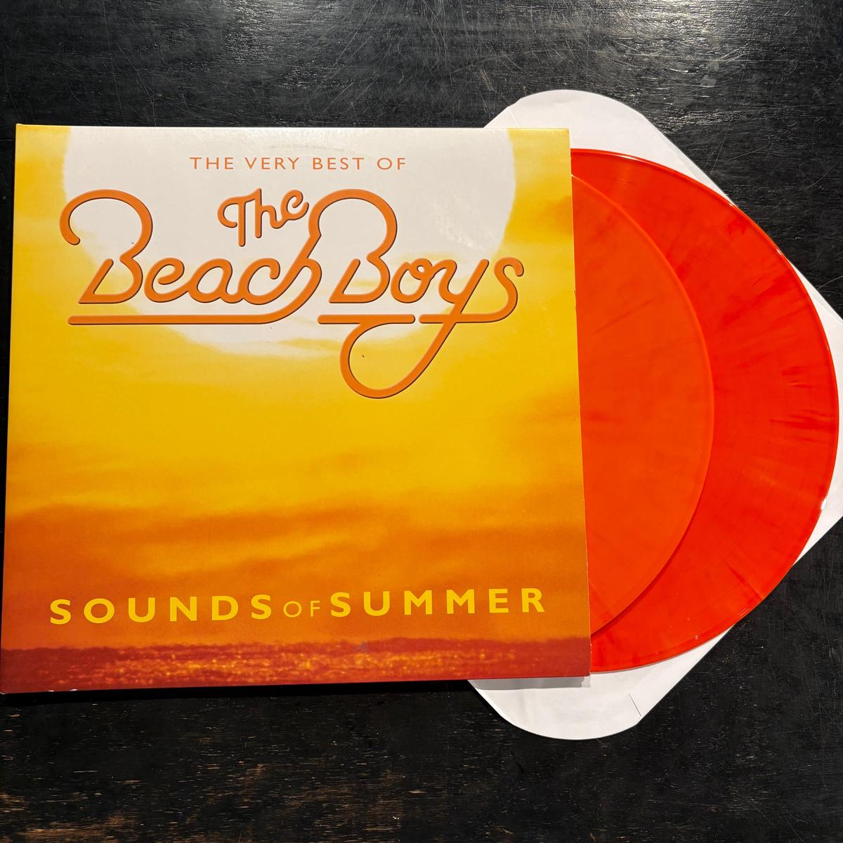 BEACH BOYS - SOUNDS OF SUMMER (USED 2019 ORANGE MARBLE VINYL 2LP)