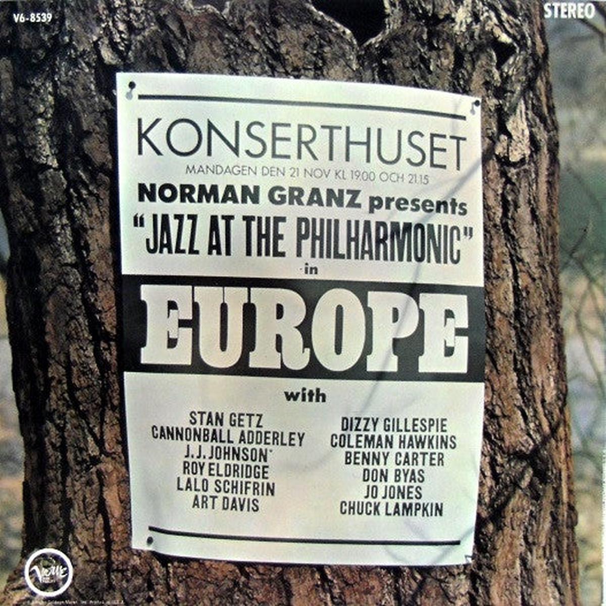 Various Jazz At The Philharmonic In Europe LP