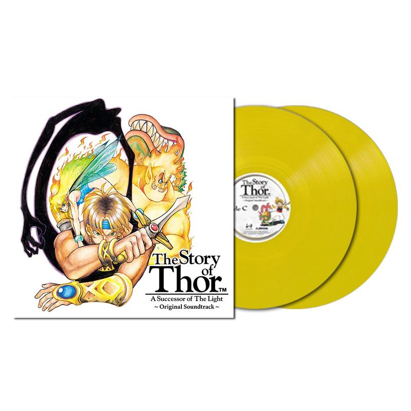 YUZO KOSHIRO - The Story Of Thor - A Successor Of The Light  (Original Game Soundtrack) - 2LP - Yellow Crystal Colour Vinyl [SEP 13]