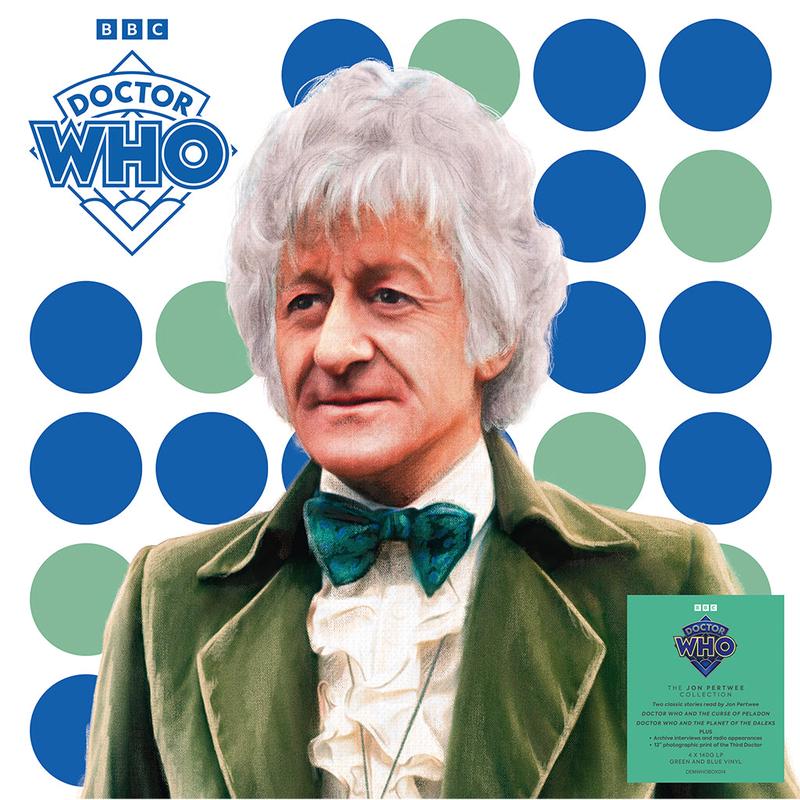 DOCTOR WHO / JOHN PERTWEE  The Jon Pertwee Collection (with Frameable Print) - 4LP - Green & Blue Vinyl Set [AUG 8]