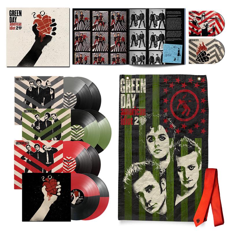 GREEN DAY - American Idiot 20 (20th Anniversary Super Deluxe Edition) - 8LP Coloured Vinyl / 2Blu-ray / Book + Extras - Box Set [OCT 25]