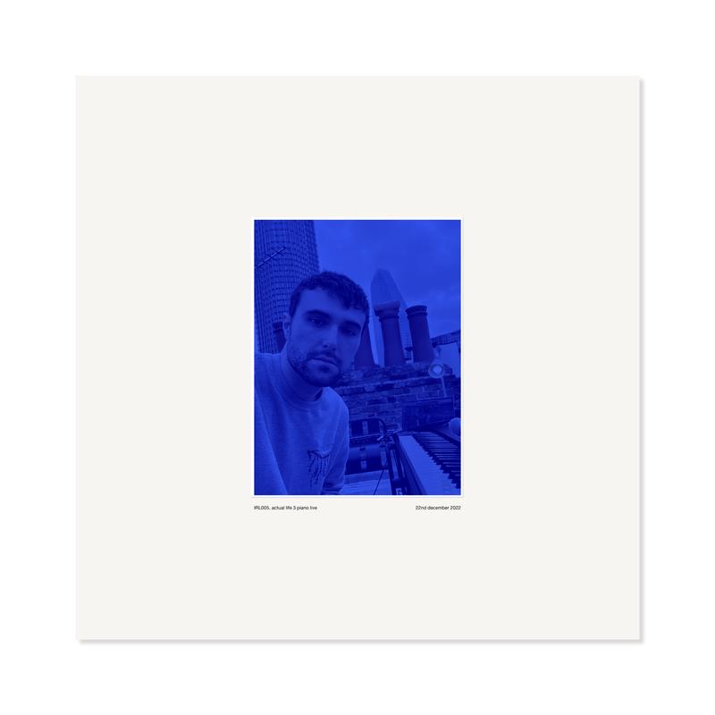 Fred again.. - Actual Life 3 Piano Live (22nd December 2022) IRL005 - 12"  Magnolia Vinyl  [RSD Black Friday 2025]