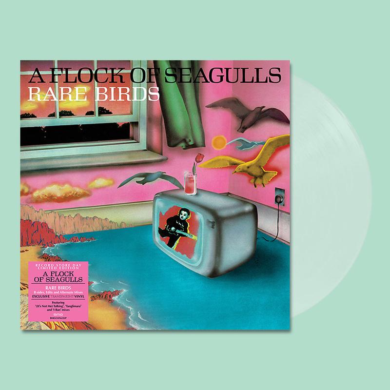 A FLOCK OF SEAGULLS - Rare Birds (B-Sides, Edits & Alternate Mixes) - LP - Transparent Vinyl [RSD23]