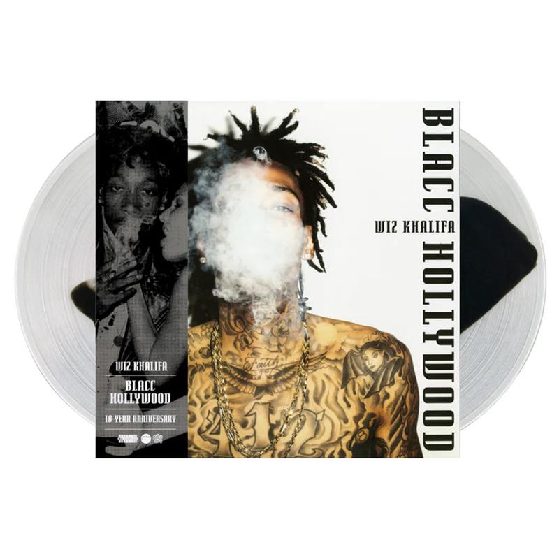 WIZ KHALIFA - Blacc Hollywood (10 Year Anniversary) - 2LP - Blacc Tattoo Ink-In Clear Vinyl [OCT 25]
