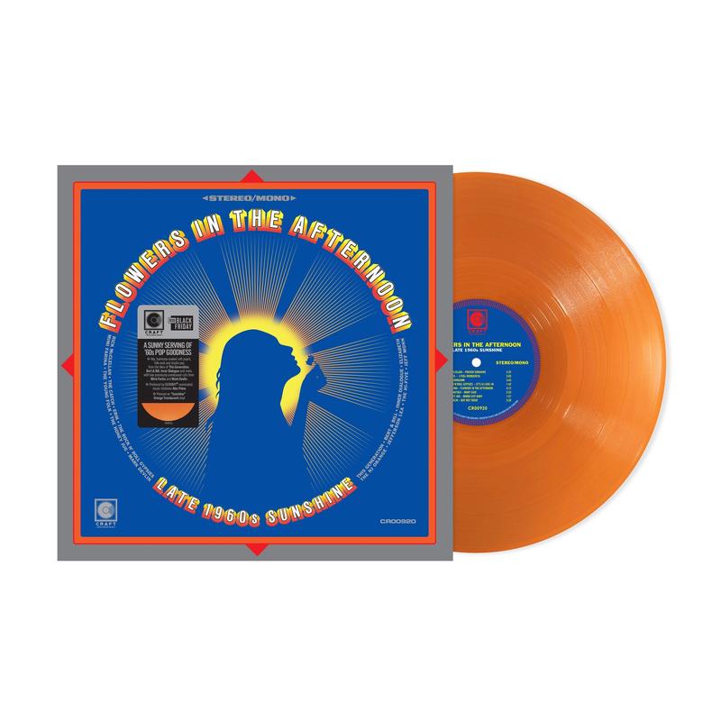Various Artists - Flowers In The Afternoon: Late-1960s Sunshine - 1LP - Translucent Orange Vinyl  [RSD Black Friday 2025]