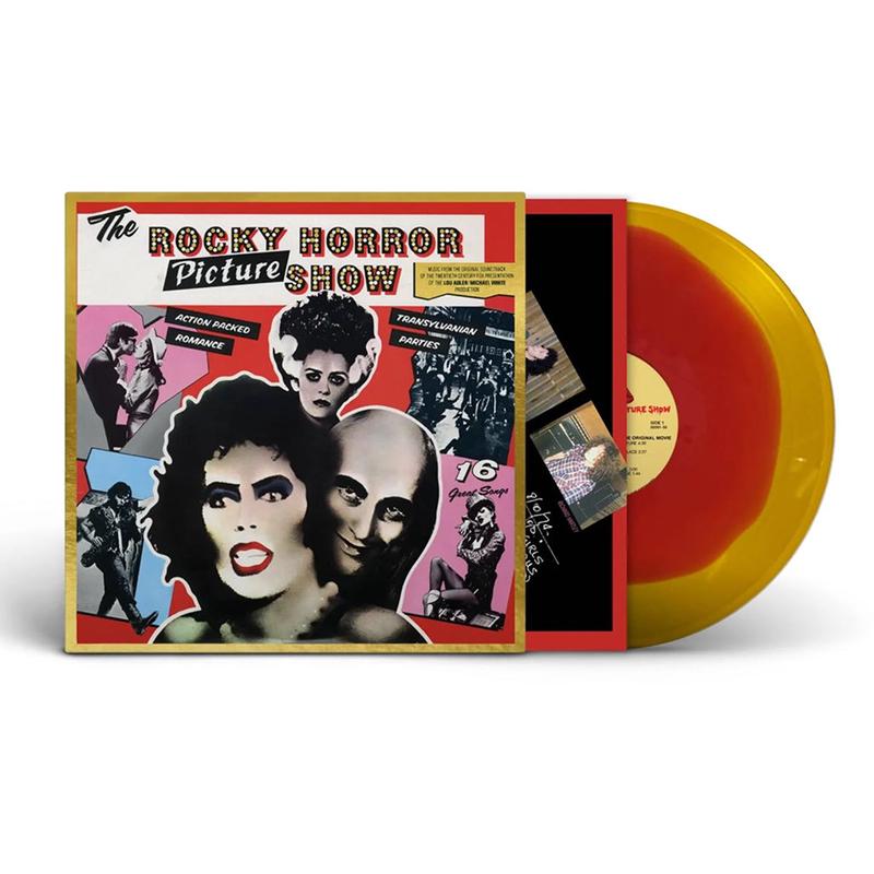 "THE ROCKY HORROR PICTURE SHOW" ORIGINAL CAST  The Rocky Horror Picture Show (50th Anniversary Edition) - LP - Red & Gold Colour-in-Colour Vinyl [OCT 31]