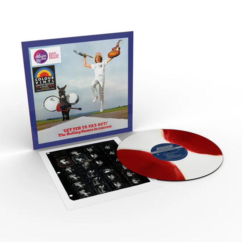 THE ROLLING STONES - Get Yer Ya-YaS Out! (with Lithograph Print) [National Album Day 2024] - LP - 180g Red & White Vinyl [NAD 24]