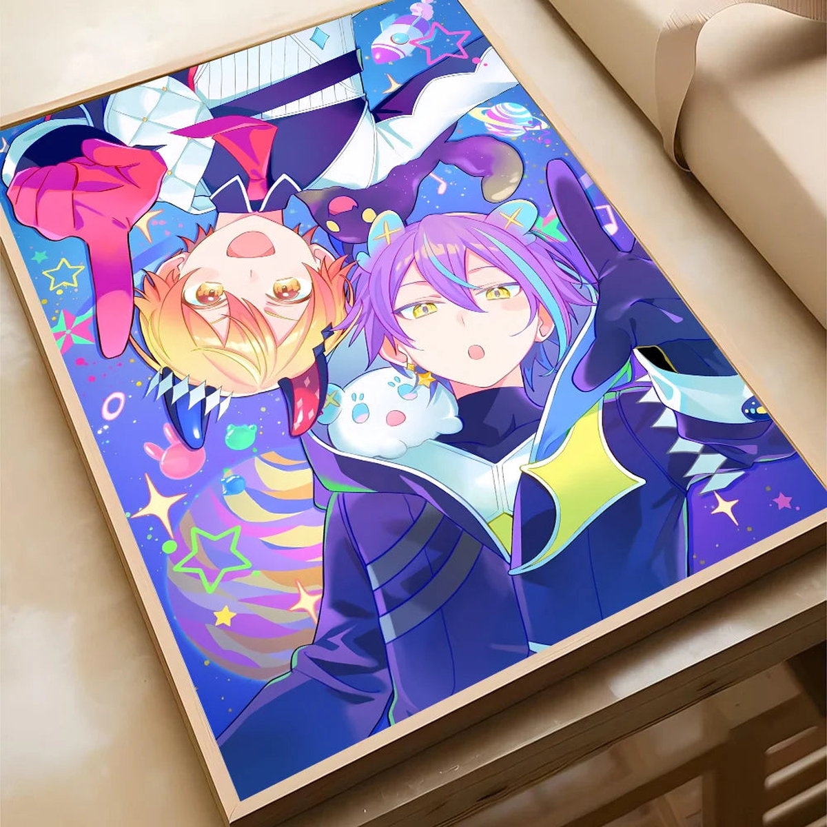1PC Anime P-project Sekai Poster Poster Paper Print Home Living Room Bedroom Entrance Bar Cafe Art Painting Decoration - 10x15cm No Frame | z5