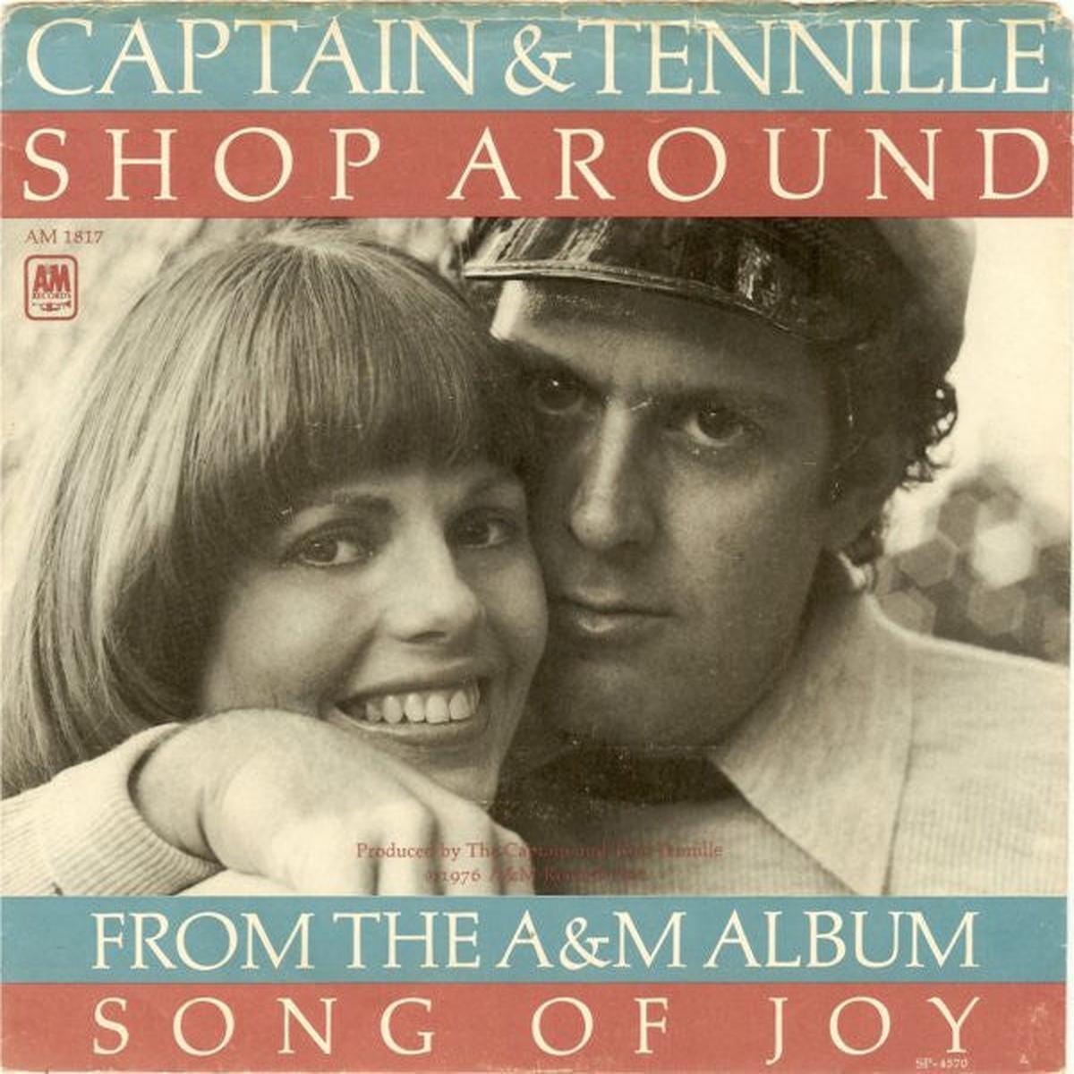 Captain And Tennille - Shop Around (7", Single, Styrene, Pit) (VG+)
