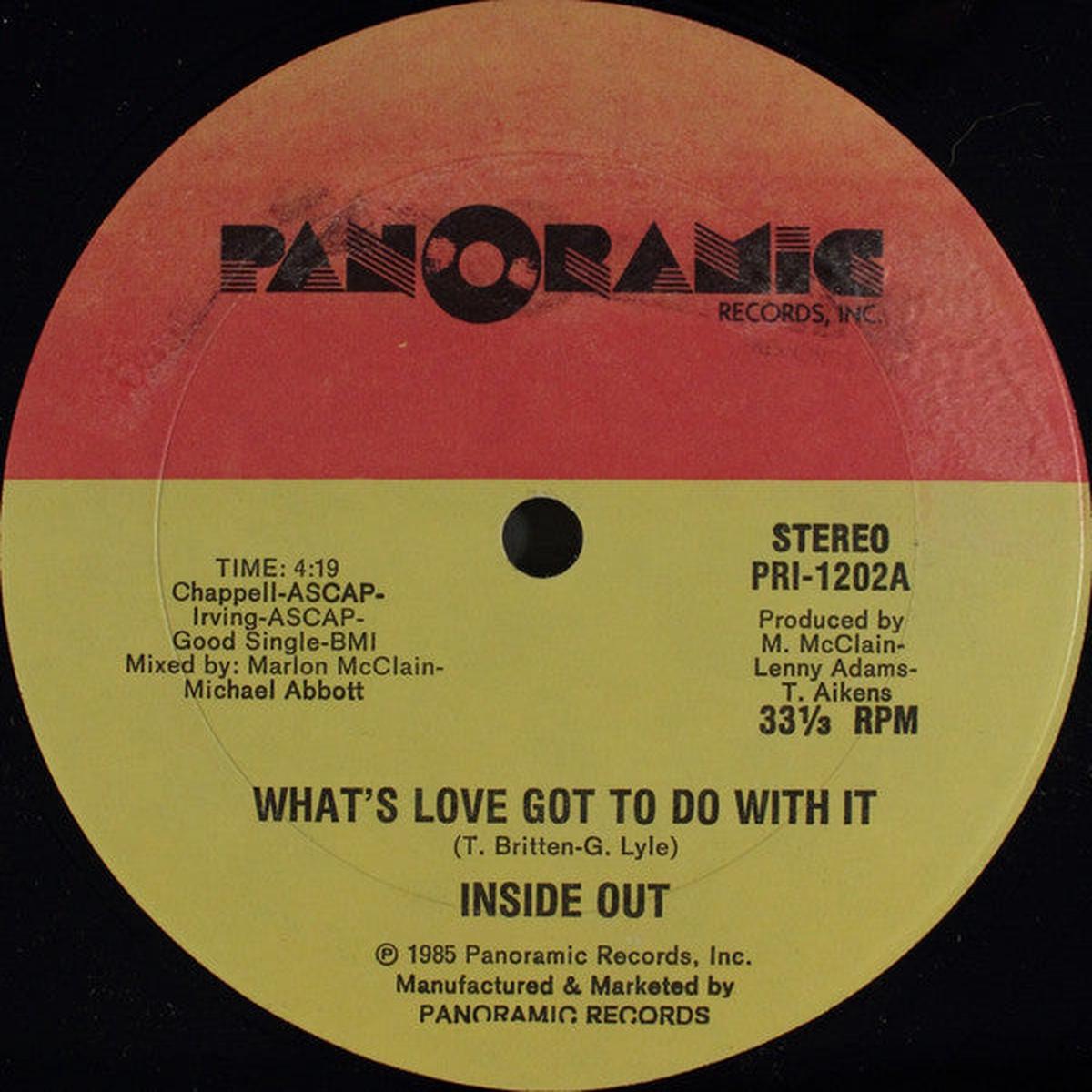 Inside Out (9) - What's Love Got To Do With It (12") (NM or M-)
