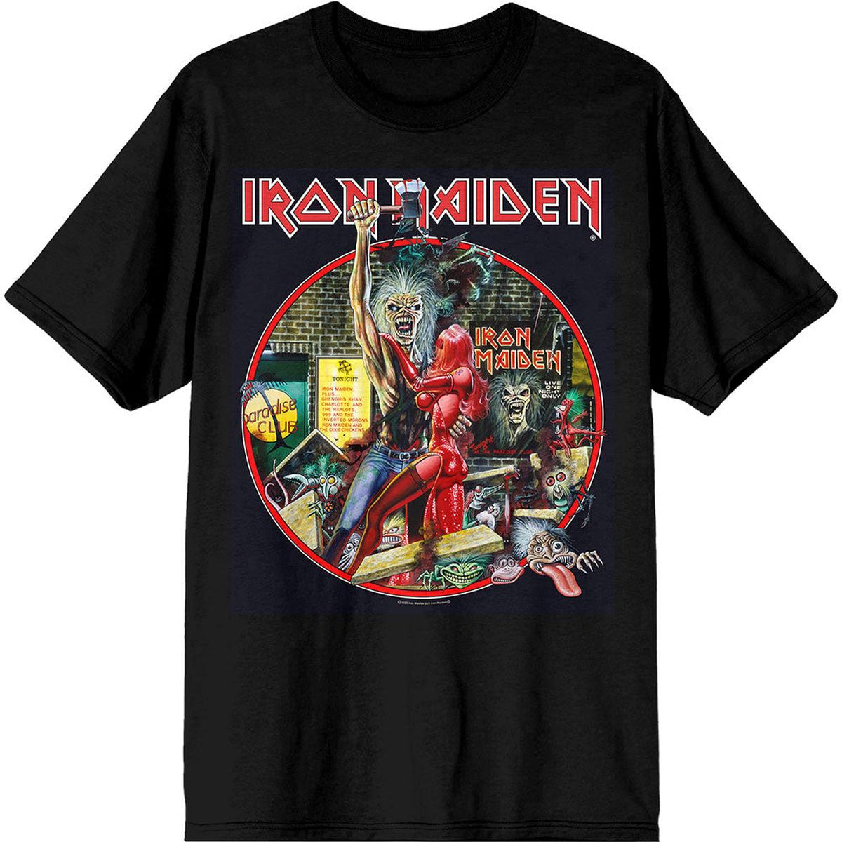 Iron Maiden Paradise Club Circle - Black | L