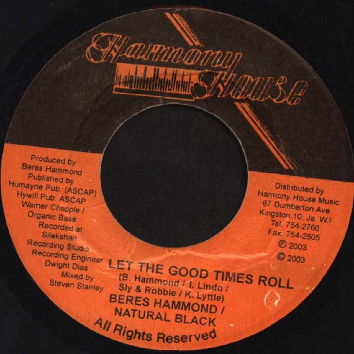 Beres Hammond / Natural Black - Let The Good Times Roll (7") (VG+)