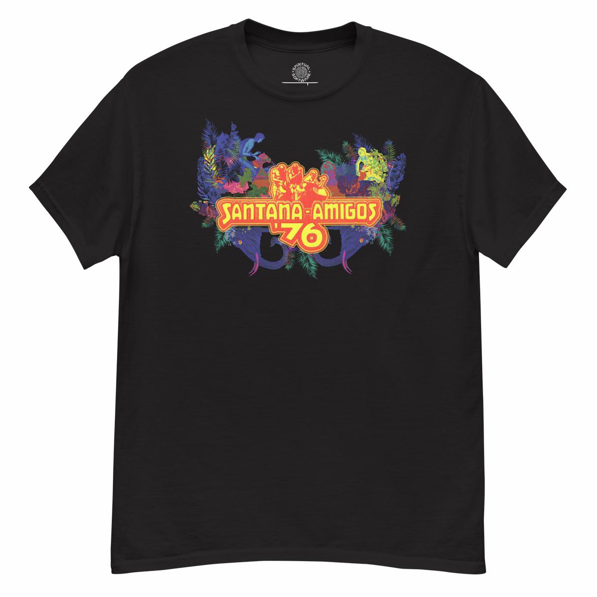 Santana - Amigos '76 Tee - Black - XL