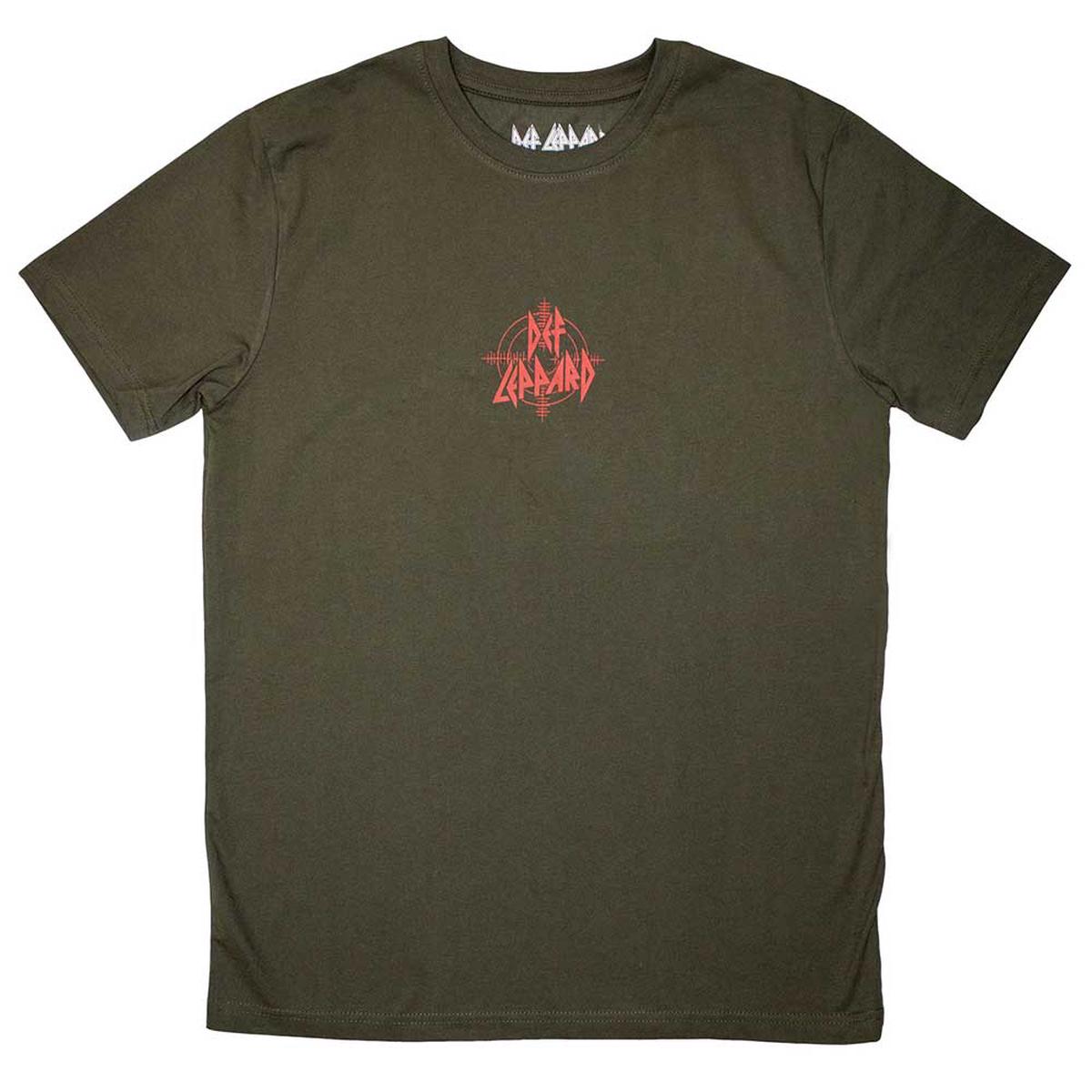 Def Leppard Mini Target Logo - Green | 2XL