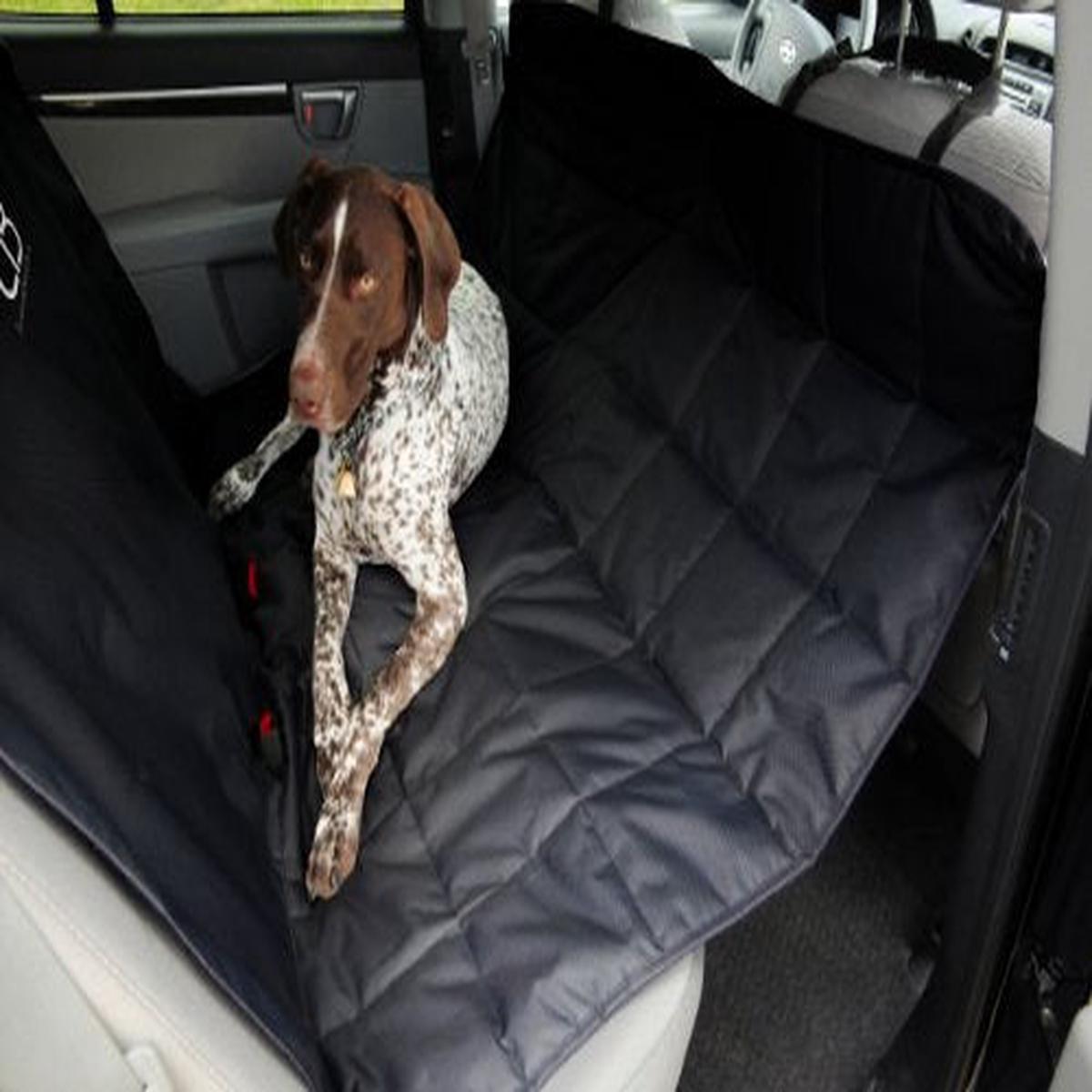 Emanuele Bianchi Design Petego Hammock Car Seat Pet Protector, Black - Default Title