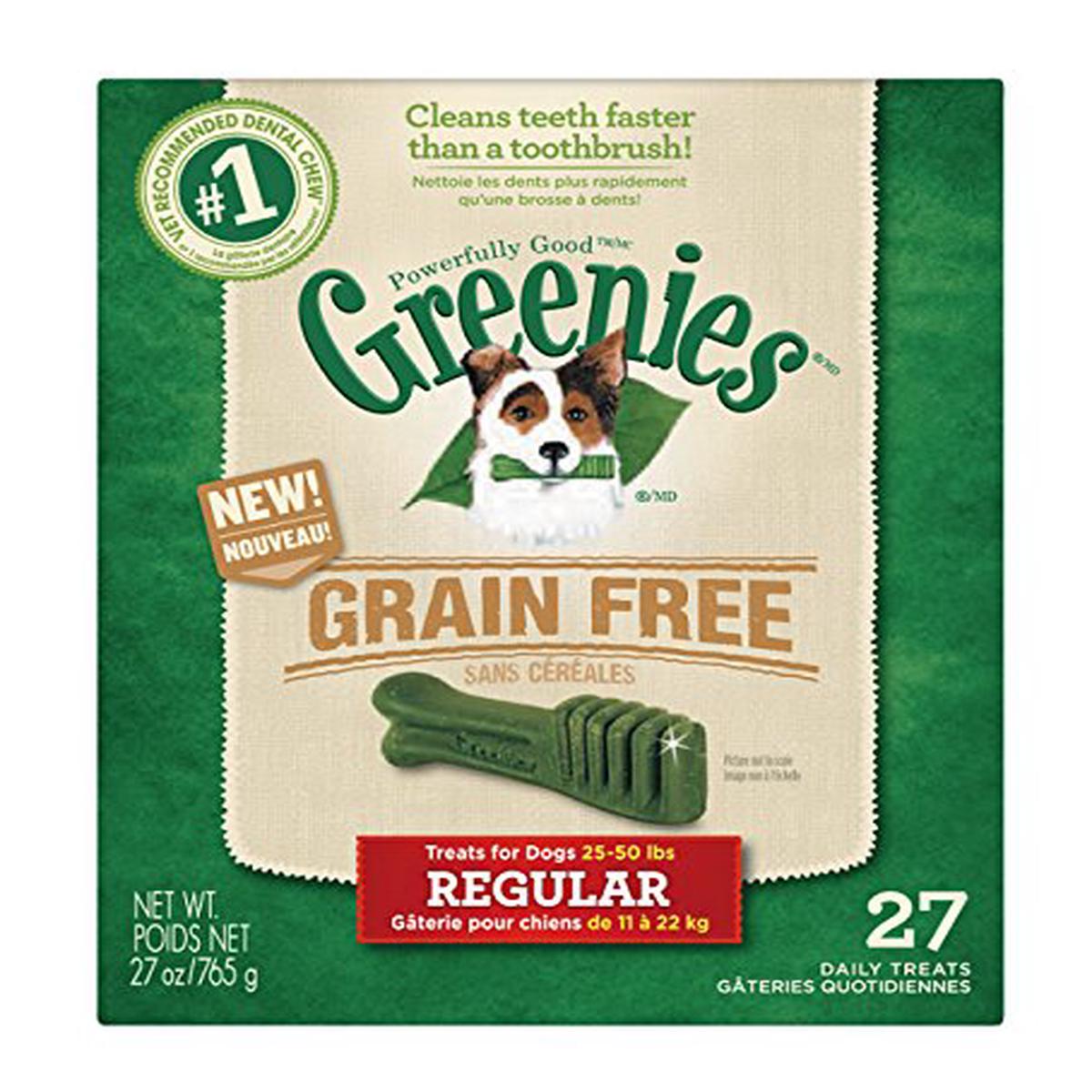 Greenies 10122363 Grain Free Dental Chews for Dogs 27OZ (27/Regular) - Default Title