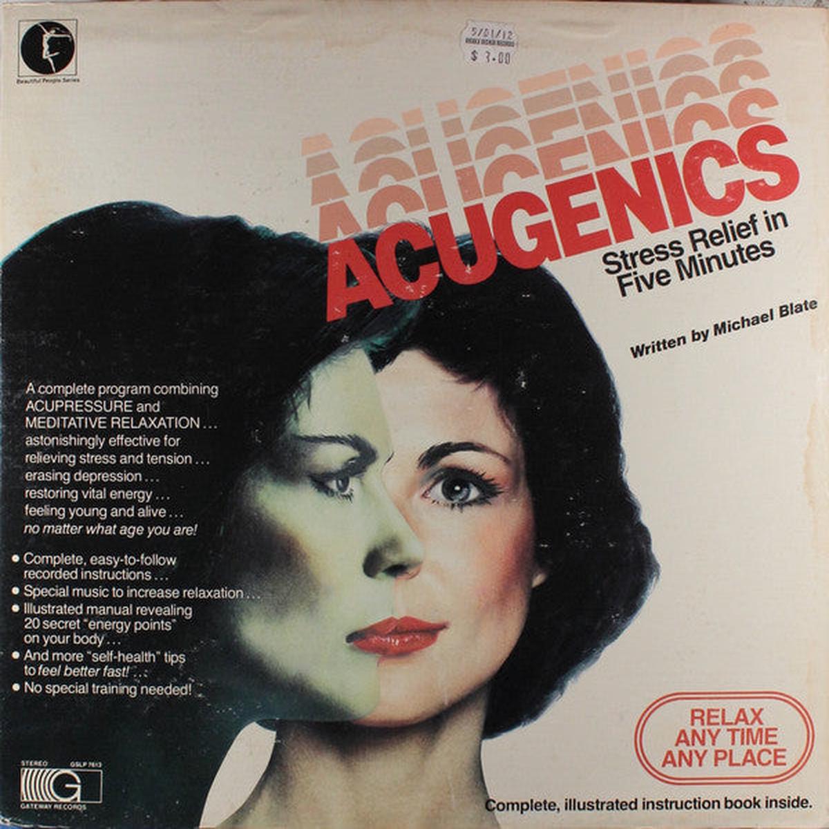 Michael Blate - Acugenics- Stress Relief In Five Minutes (LP) (M)