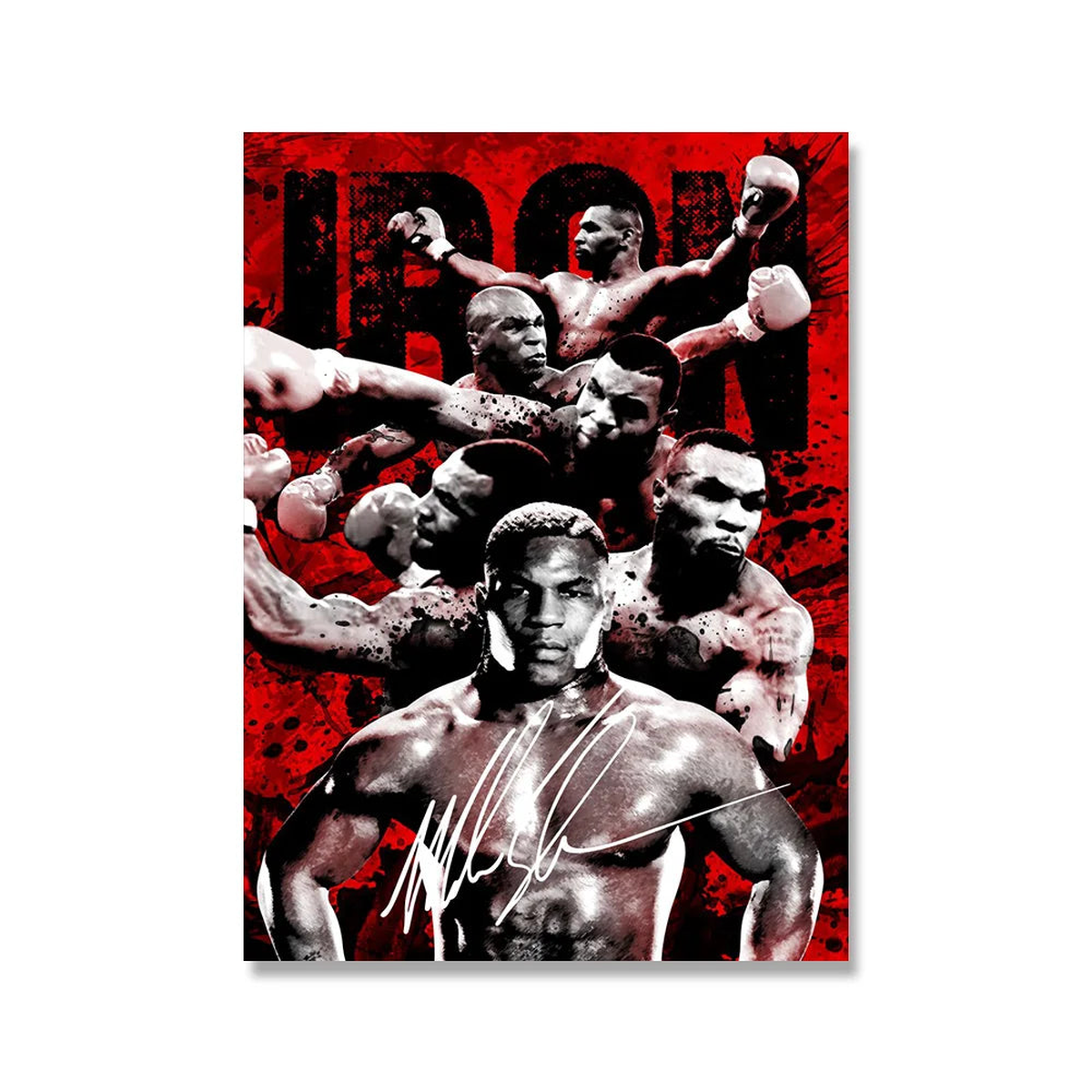 Black and White Boxing Legends Poster Canelo Alvarez Tyson Floyd Boxer Inspirational Wall Art Canvas Picture Home Decor Painting - 2 | 20x30cm No Frame