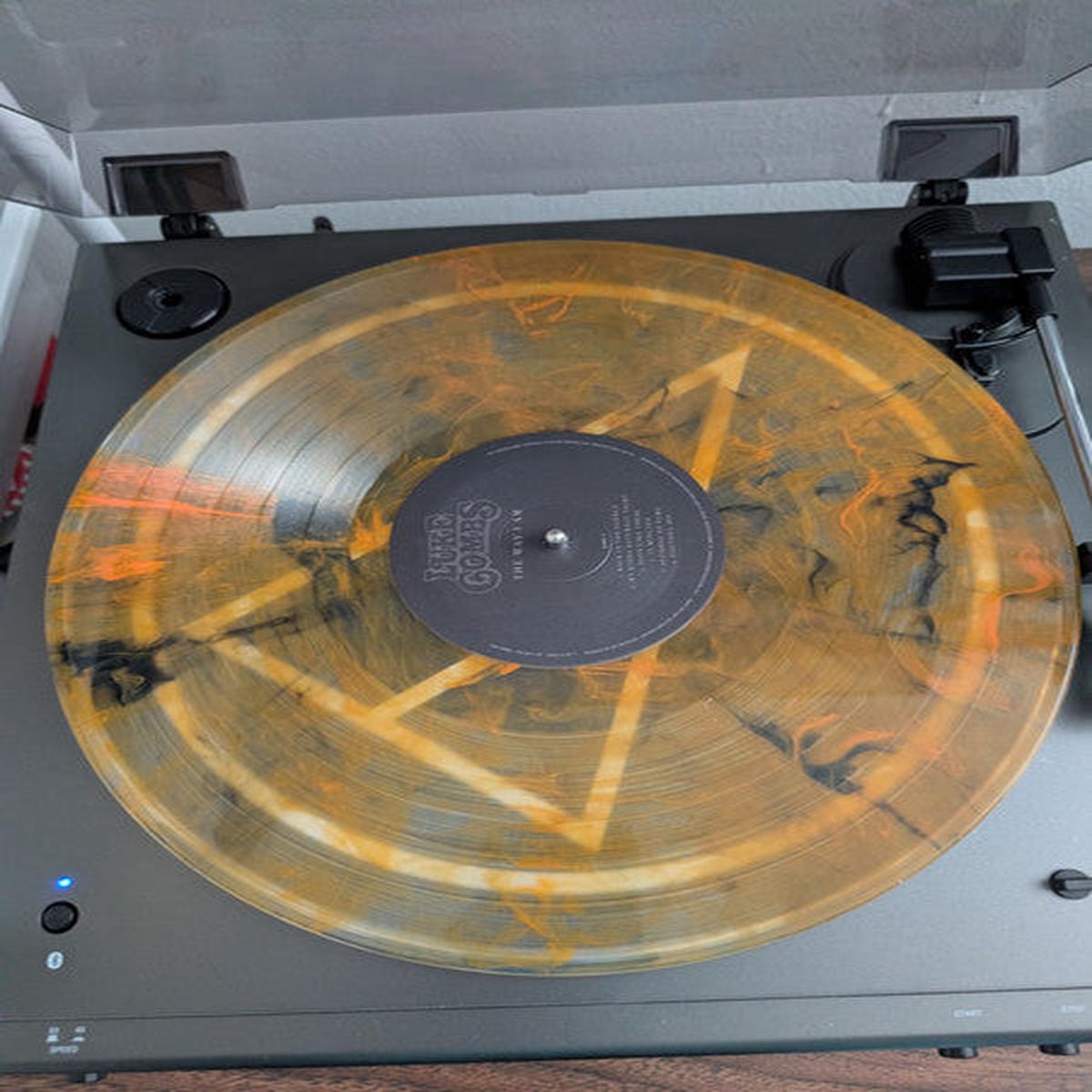 SIGNED Luke Combs - The Way I Am Limited "Bootlegger" Edition Translucent Orange Vinyl Record LP