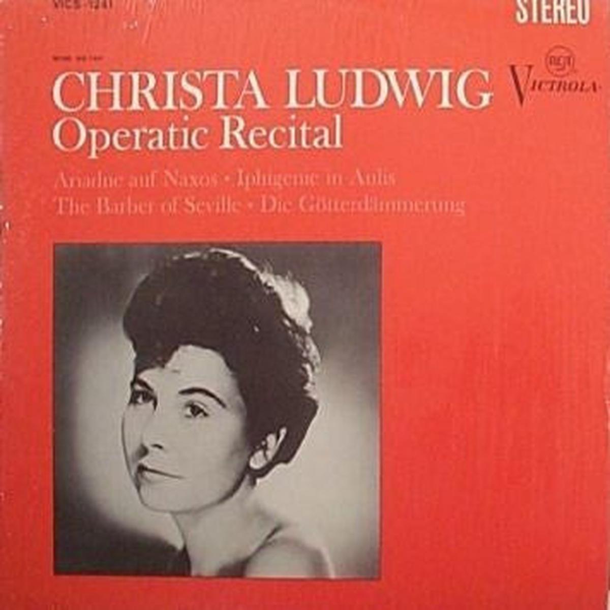 Christa Ludwig - Operatic Recital (LP, Album) (VG+)