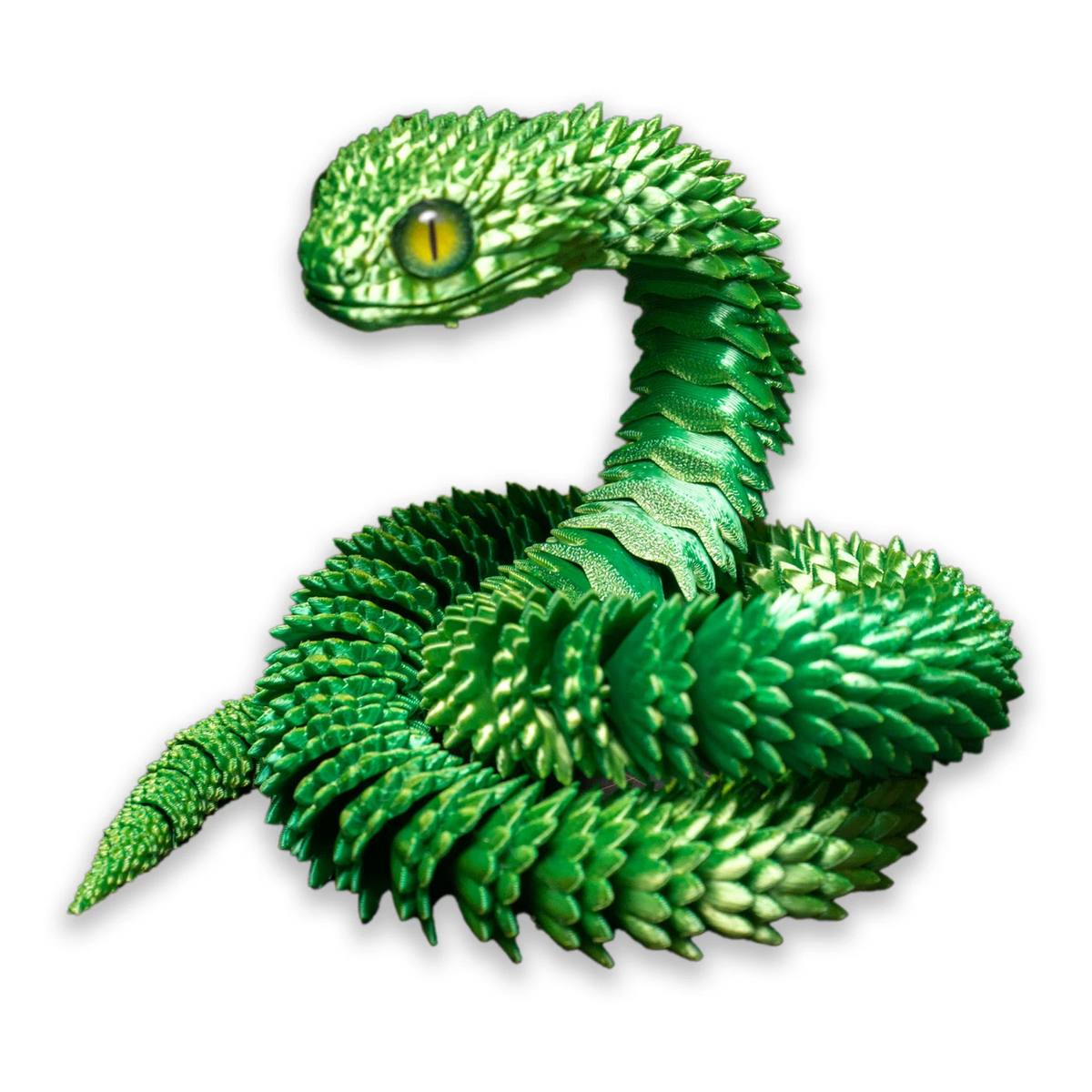 30cm 3D Printed Snake Toys Funny Printed Animals Snake Christmas New Year Craft Ornament Simulation Animal Home Desktop Ornament - 04 | 40CM