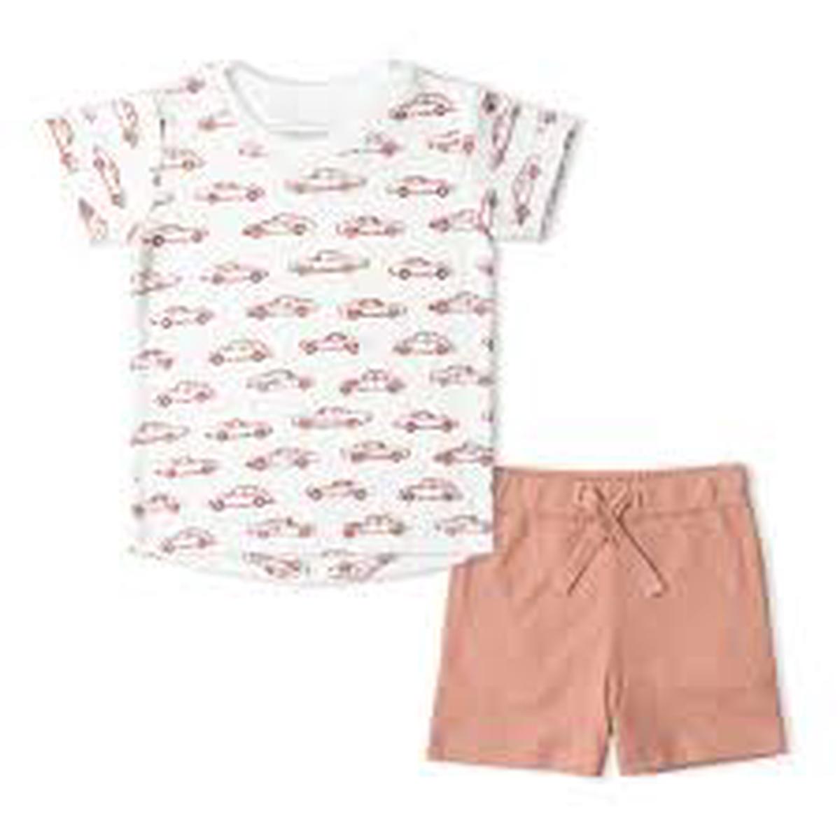 Cars Organic Tee + Shorts Set - 3T