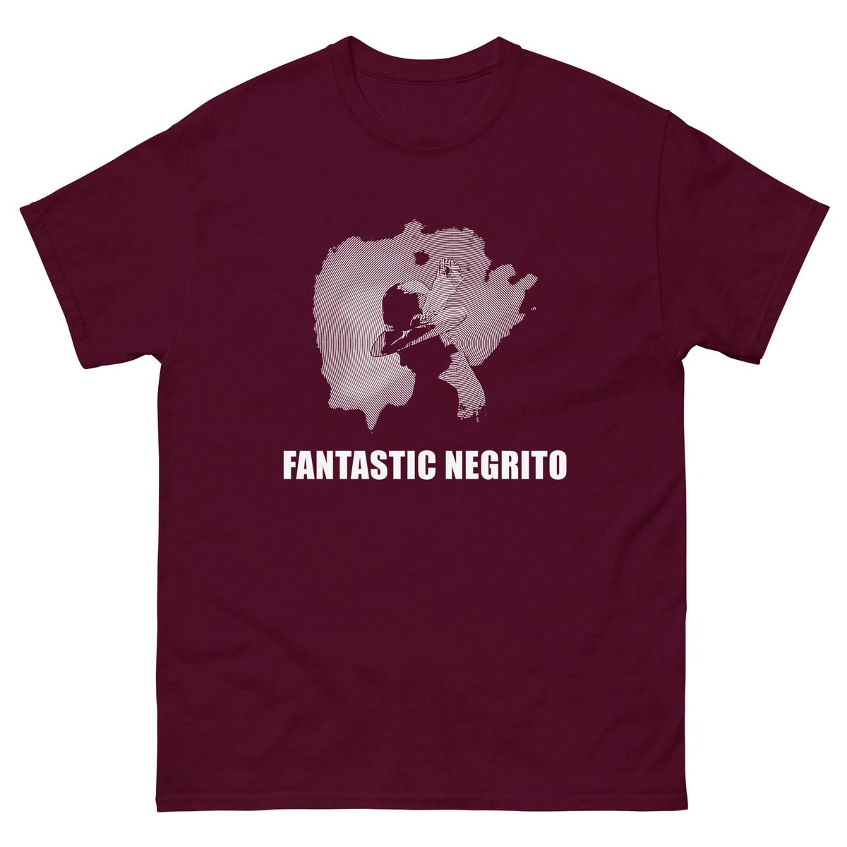 FANTASTIC NEGRITO PERFORMANCE TEE (Black) - Maroon | 5XL