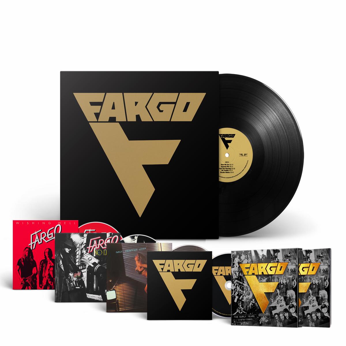 Fargo "The Early Years (1979-1982)" 4 CDs + "F" LP Bundle