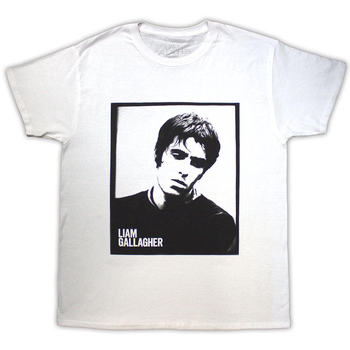 Liam Gallagher Framed Photo - White | 2XL