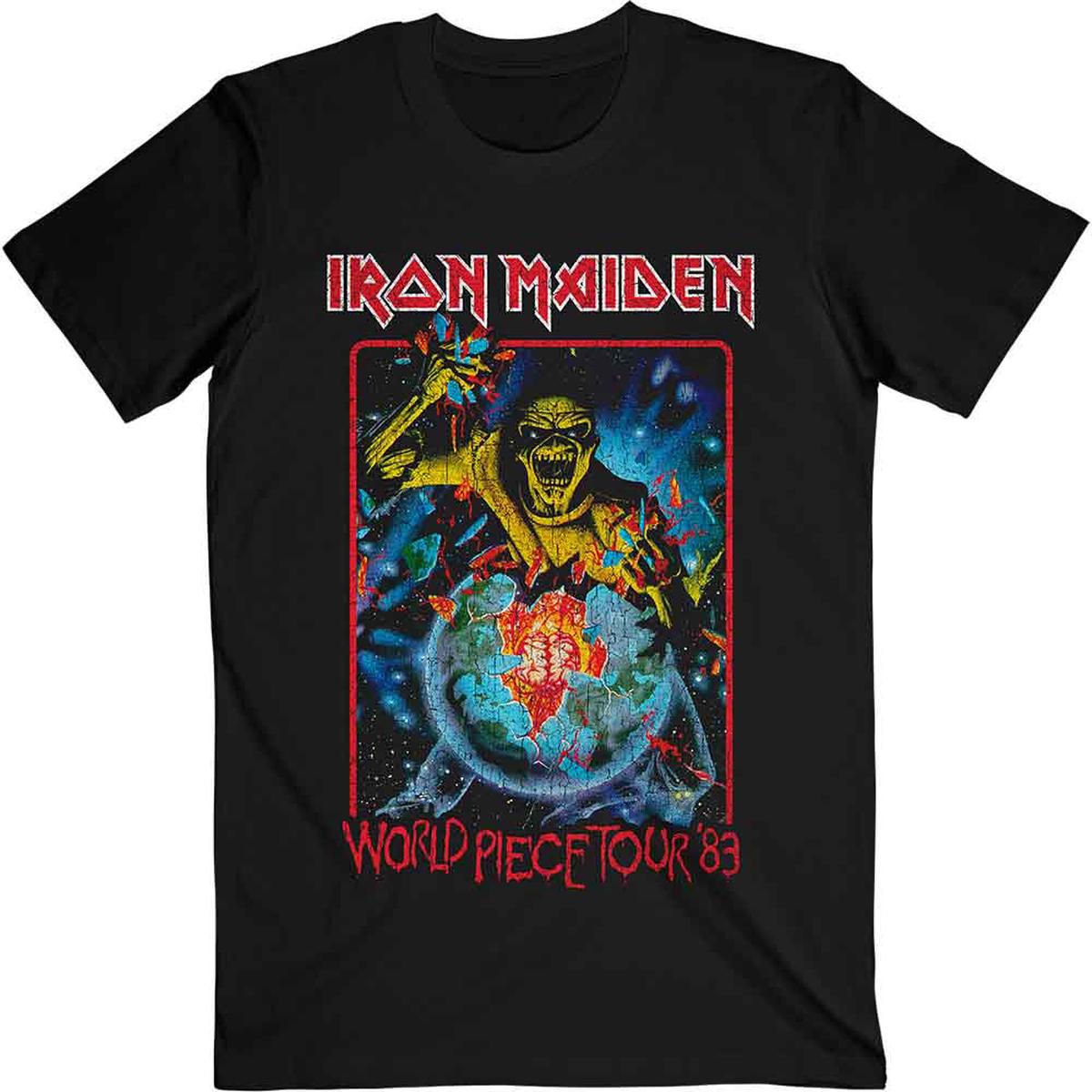 Iron Maiden World Piece Tour '84 V.1. - Black | L