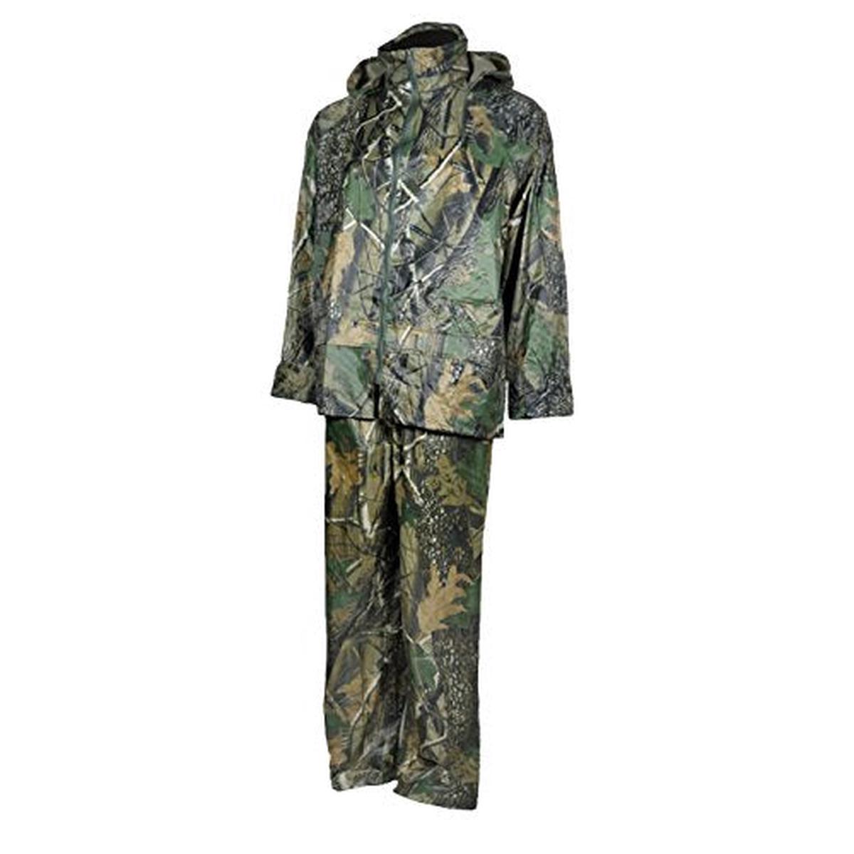 Naturmania A150JP Action 2 Piece Polyester/Pvc Rainsuit (Forest 3D, 3X-Large) - Default Title