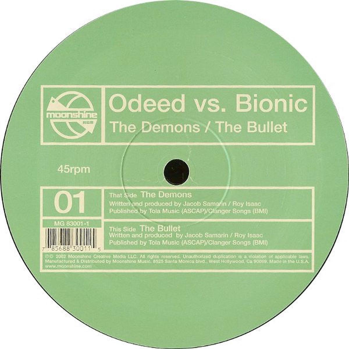 Odeed vs. Bionic - The Demons / The Bullet (12") (VG+)