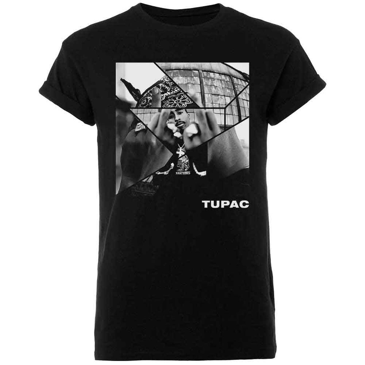 Tupac Broken Up - Black | 2XL