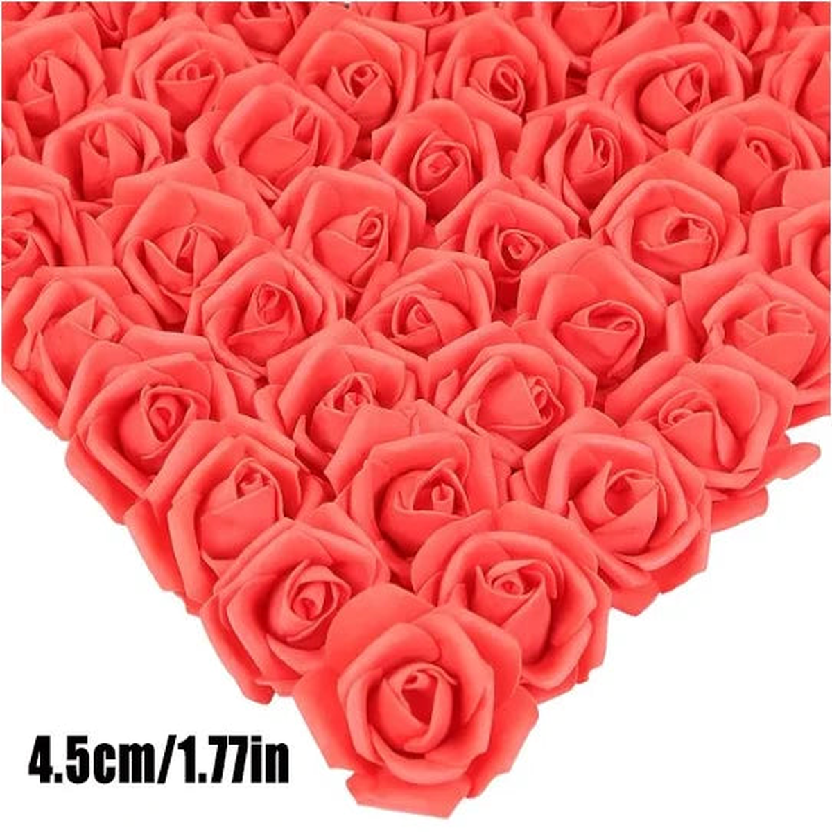 20~200pcs Foam Rose Artificial Flowers Head Teddy Bear Rose Handmade DIY Gift Decoration Wedding Valentines Day Home Decor - S16-4.5CM | 10PCS
