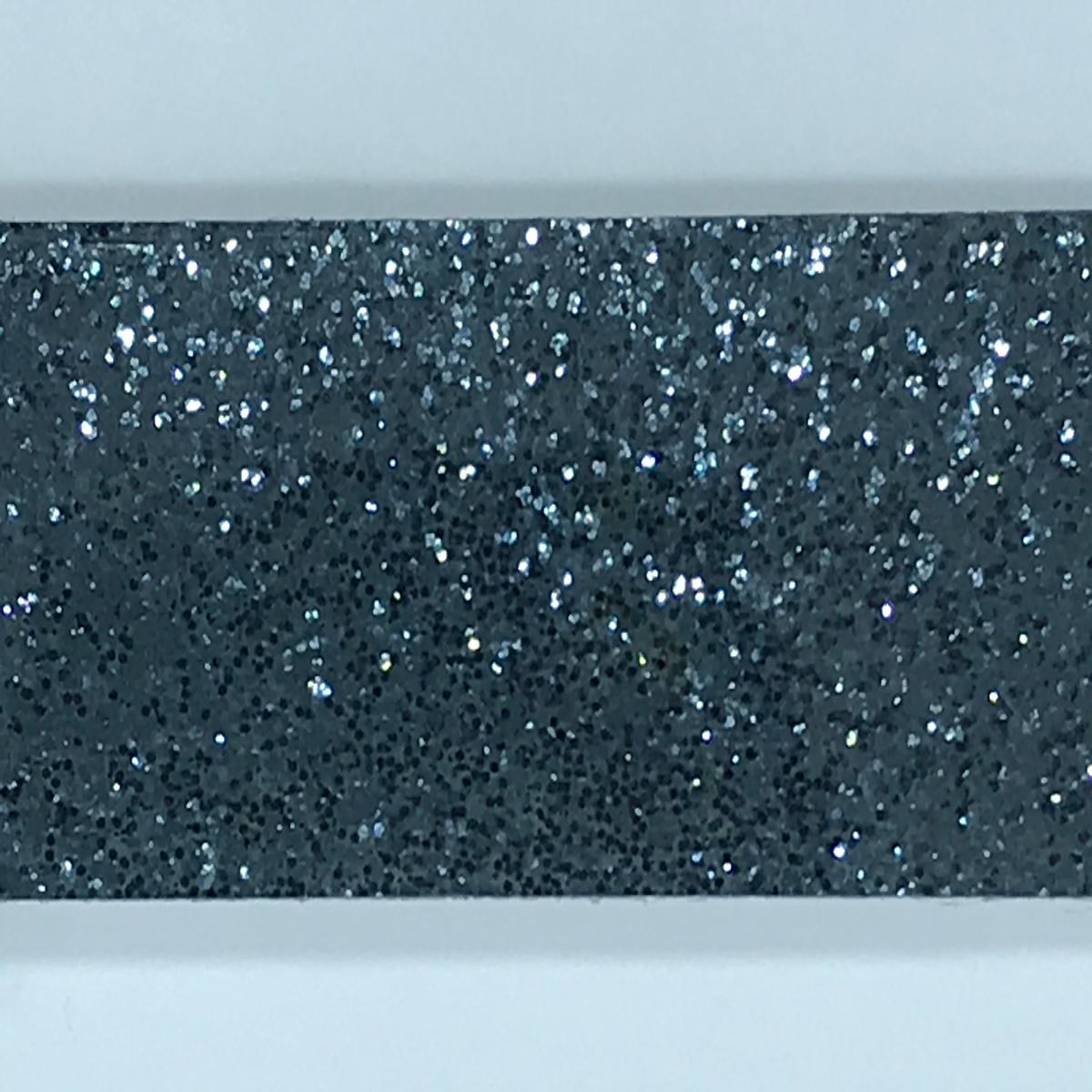 GLTTER FLAKE Tapes, Narrow Sizes, Pick Your Color and Size - Black | one roll of 1 inch x 25 feet