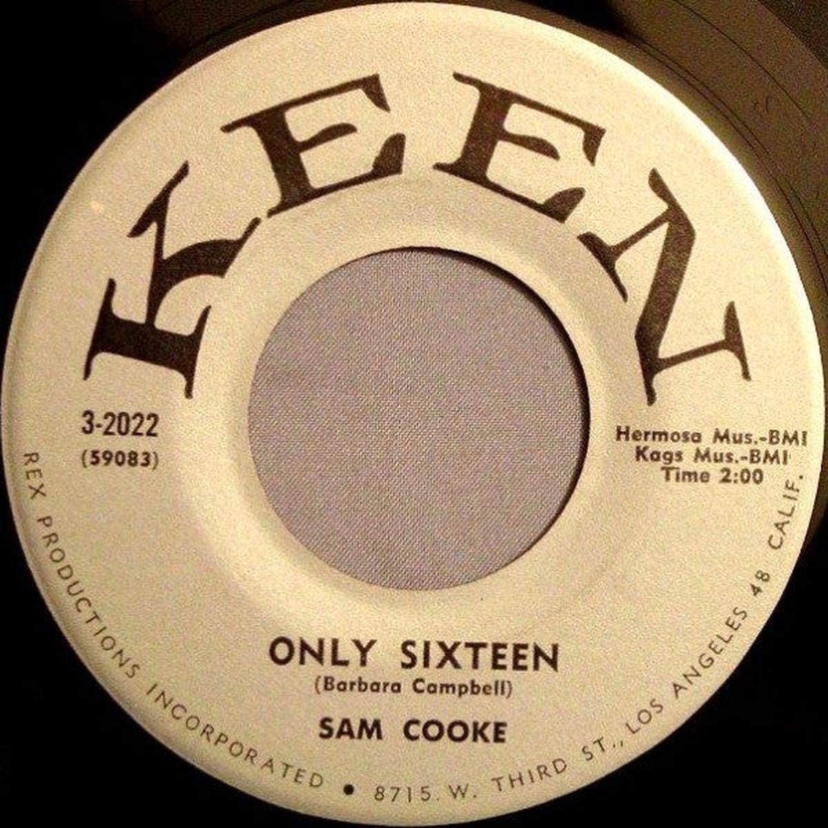 Sam Cooke - Only Sixteen / Let's Go Steady Again (7", Single) (VG)