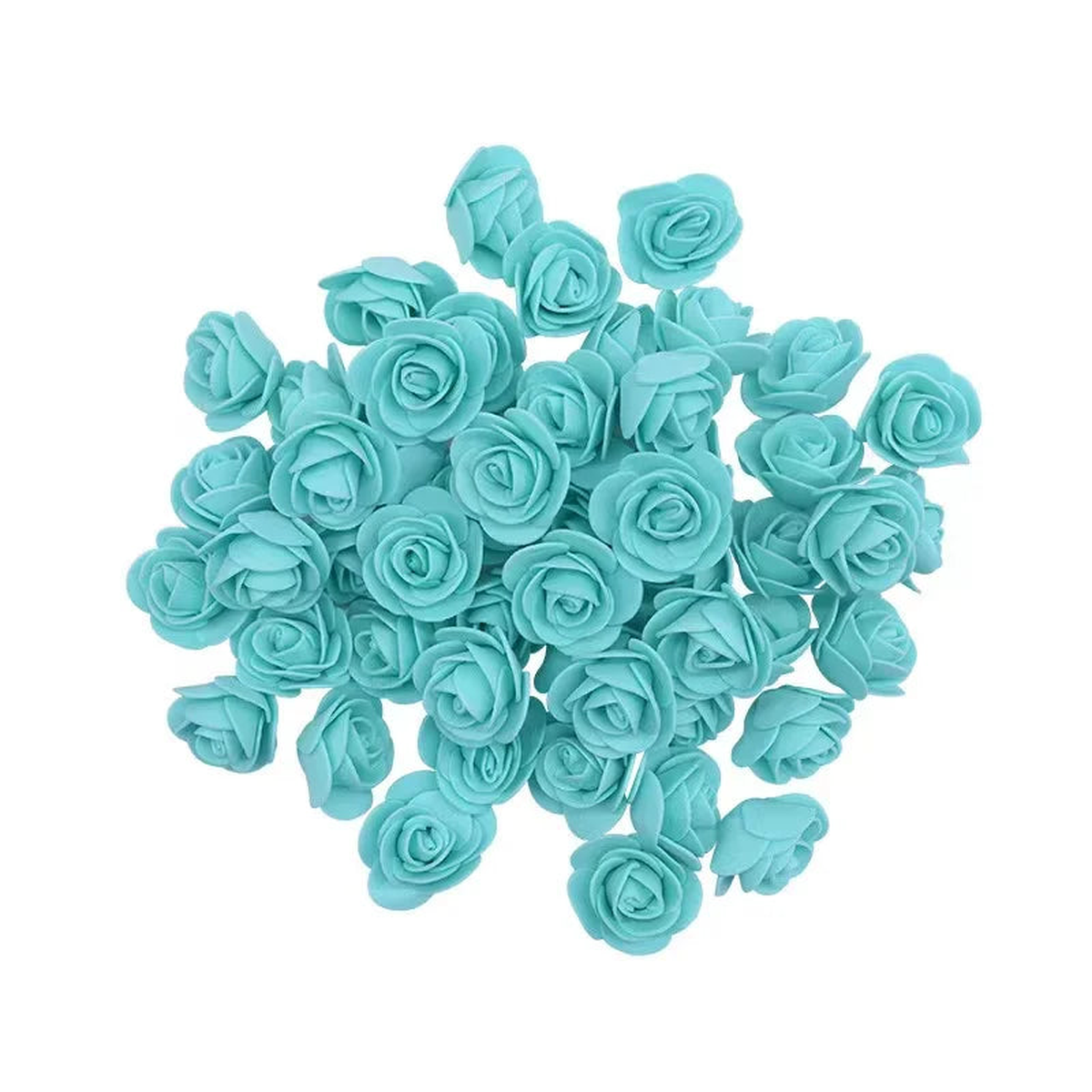 50~500Pcs 3.5cm PE Foam Rose Head Artificial Flower For Wedding Birthday Party Home Decor DIY Bear Rose Valentines Day Gifts - F0 | 500PCS