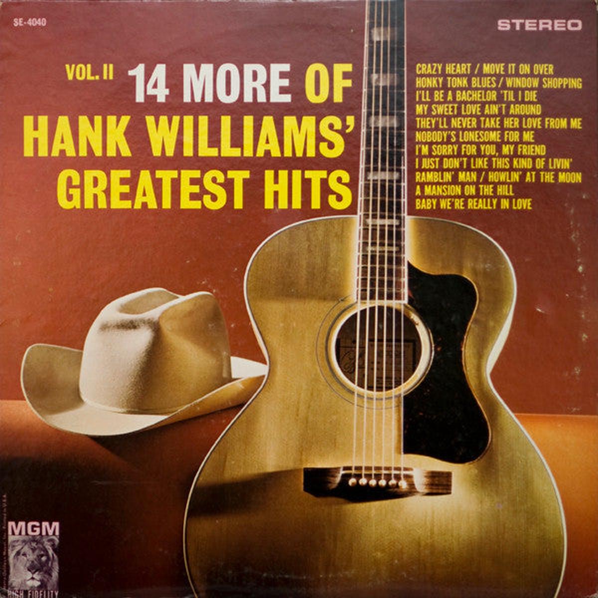 Hank Williams - 14 More Of Hank Williams' Greatest Hits Vol. II (LP, Comp, Club, RE) (M)