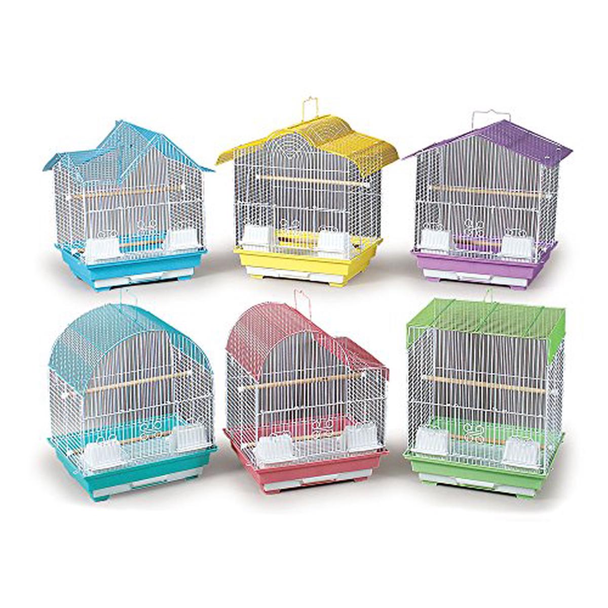 Prevue Pet 51001 Assorted Parakeet Cage 6Pc 14x11" - Default Title