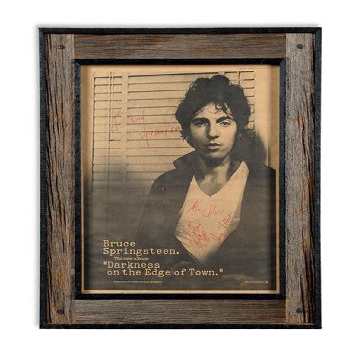Lot 1225: Bruce Springsteen & the E Street Signed "Darkness Promo