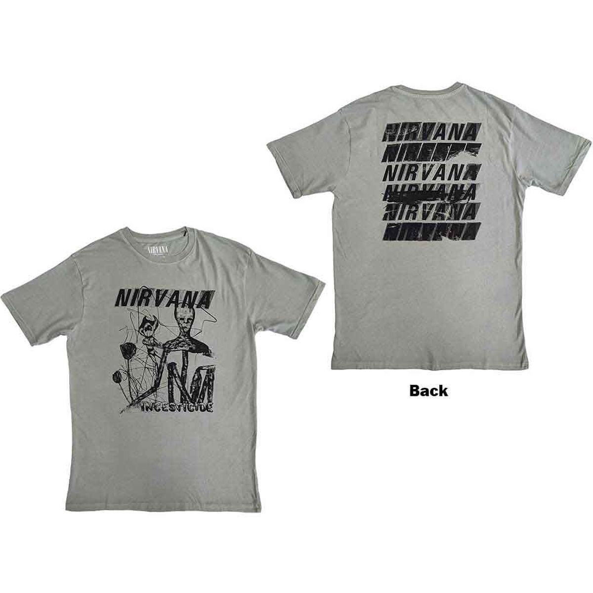 Nirvana Incesticide Stacked Logo - Green | XL