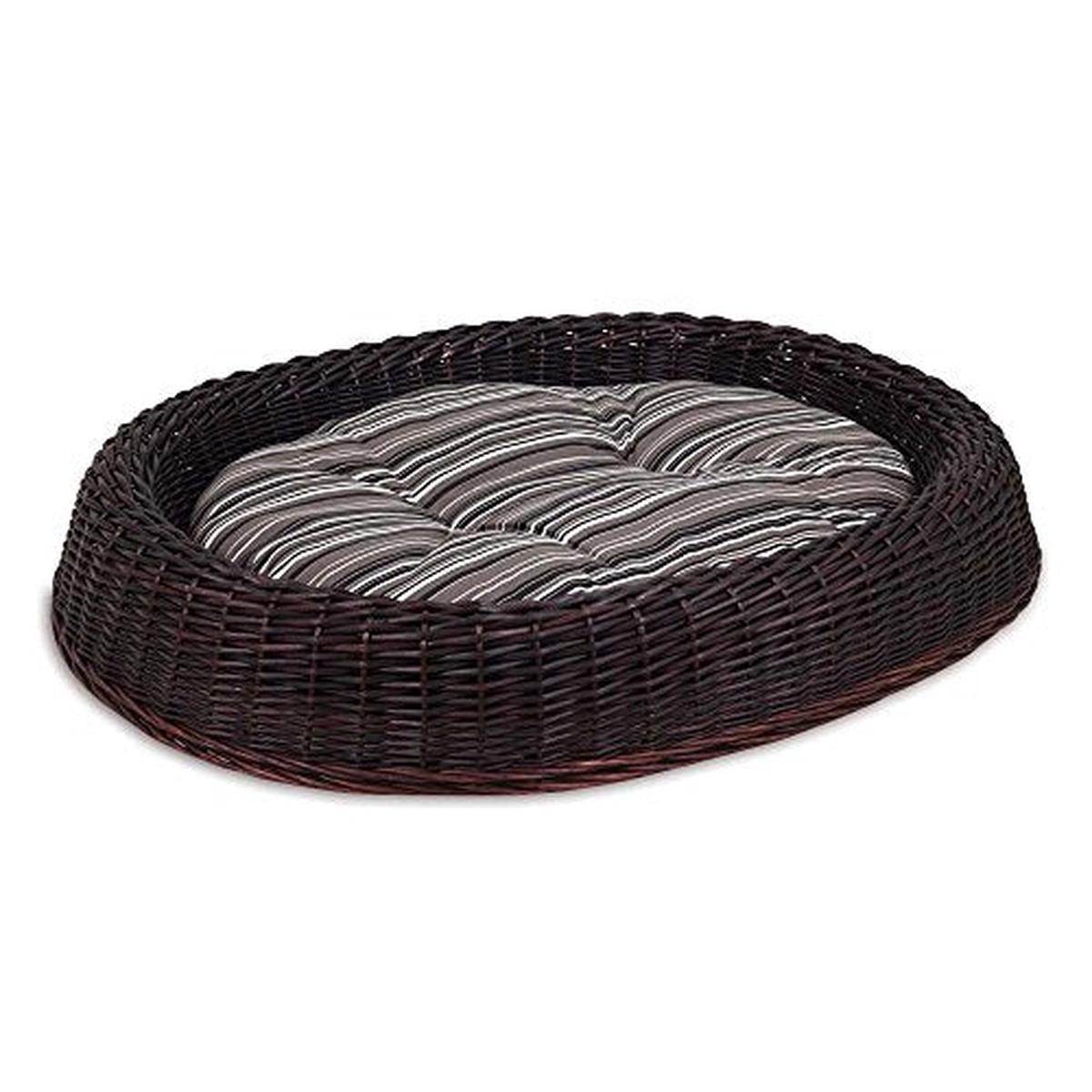 Petmate 80243 Willow Wicker Oval With Pillow 39X31 - Default Title