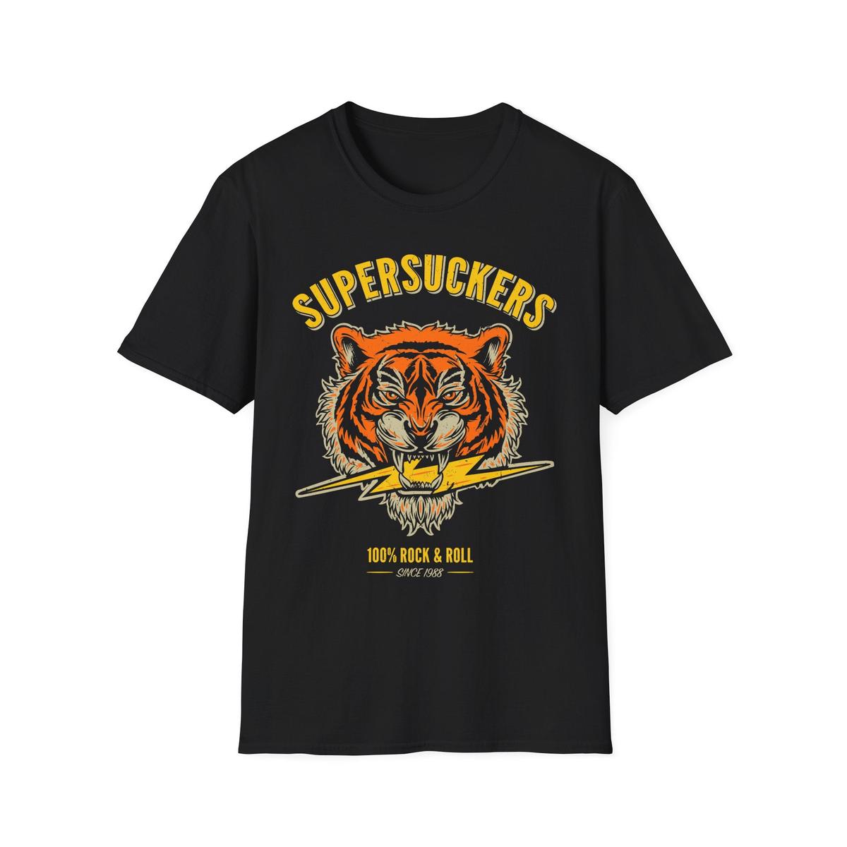 100% ROCK & ROLL TIGER T-SHIRT - Black | XS