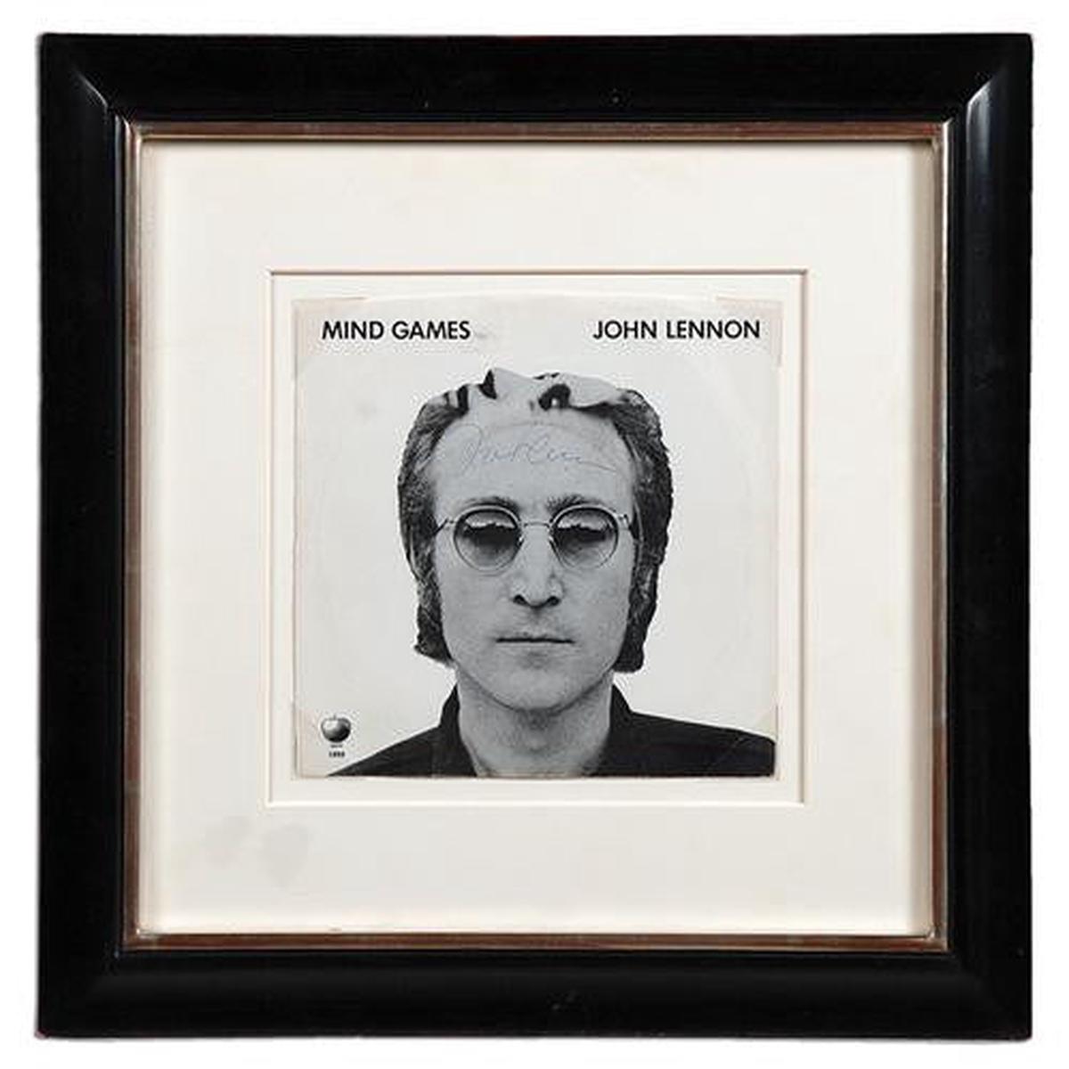 1975 John Lennon Signed Mind Games with Provenance
