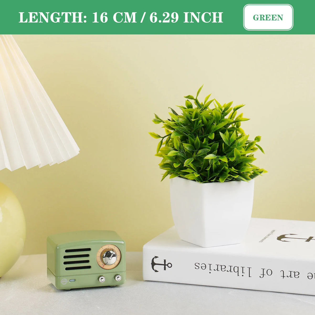 Artificial Green Bonsai Fake Plant Eucalyptus Flower Potted Plant for Outdoor Indoor Home Garden Bedroom Decor - PJ55